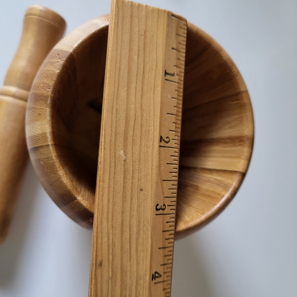 Lightweight Bamboo Wooden Mortar and Pestle - Picture 15 of 15
